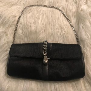 Steve Madden faux fur clutch